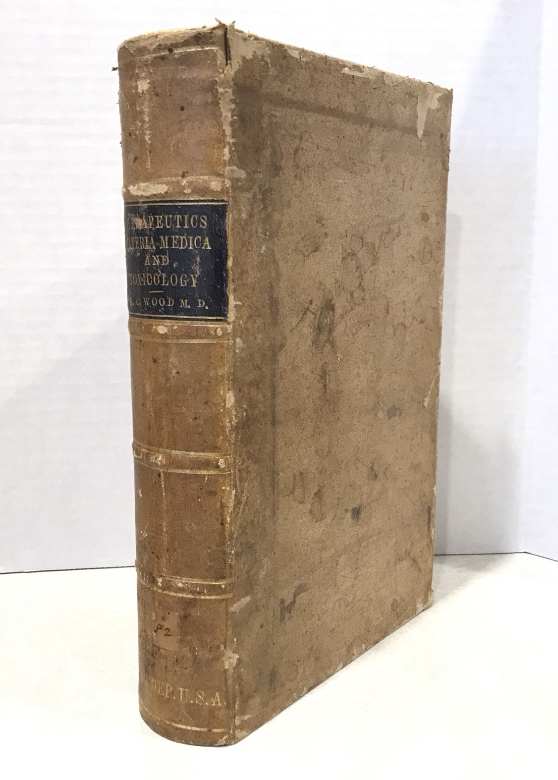 Treatise on Therapeutics Materia Medica and Toxicology H.C. Wood 1874 Antique