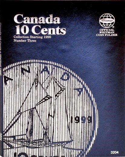 Whitman Coin Folder Canada Canadian 10 Cent Coins Vol 3 1990 Date 3204 New