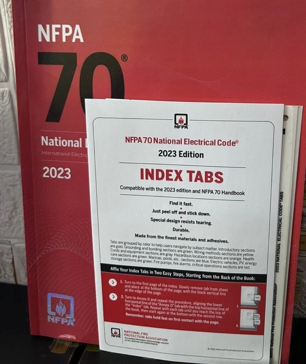 NFPA 70 National Electrical Code 2023 With Tabs SAME DAY SHIPPING