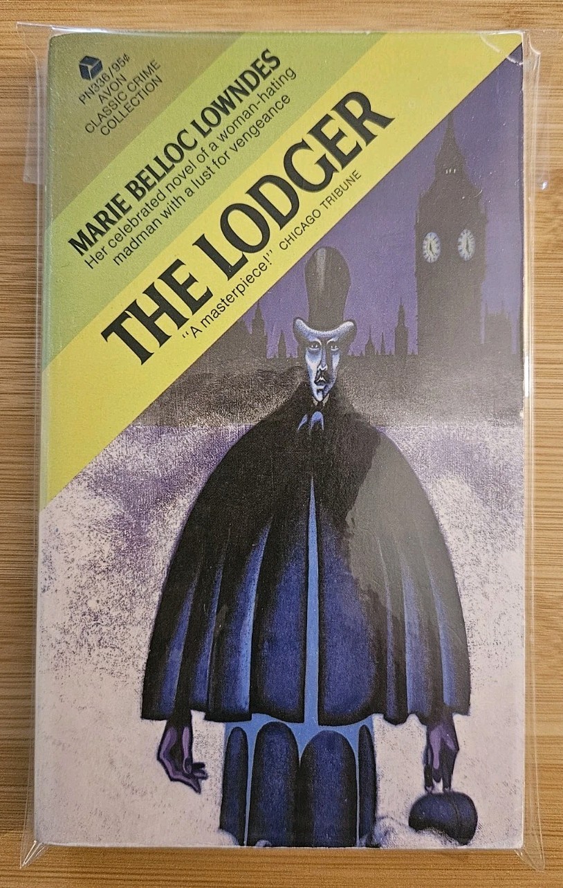 Marie Belloc Lowndes THE LODGER 1971 Avon Crime Novel Vintage- T5
