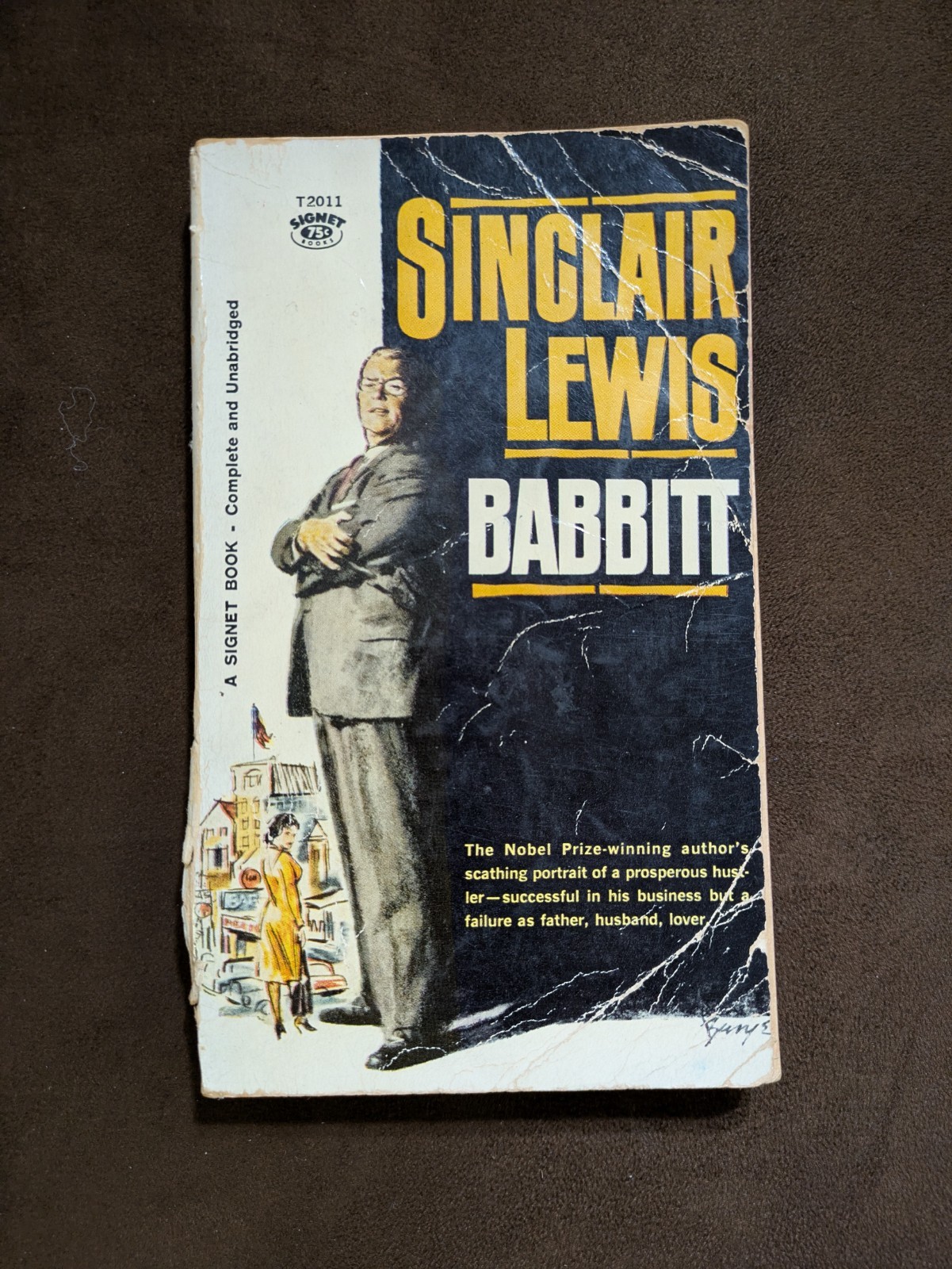 Babbit Sinclair Lewis 1961 Vintage Signet PB. Used. Read Description Please.
