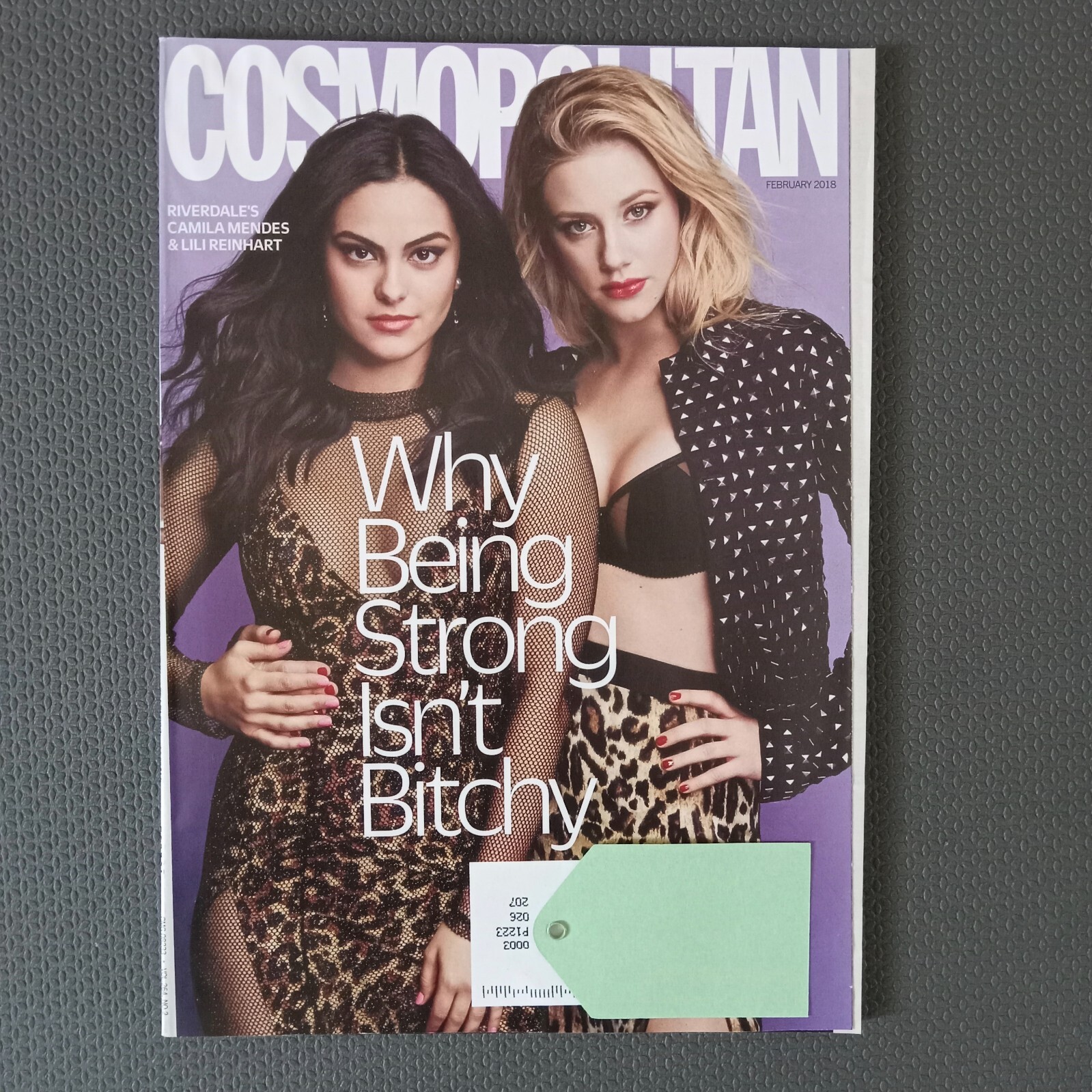 COSMOPOLITAN MAGAZINE FEB 2018 Riverdales Camila Mendes & Lili Reinhart Cover