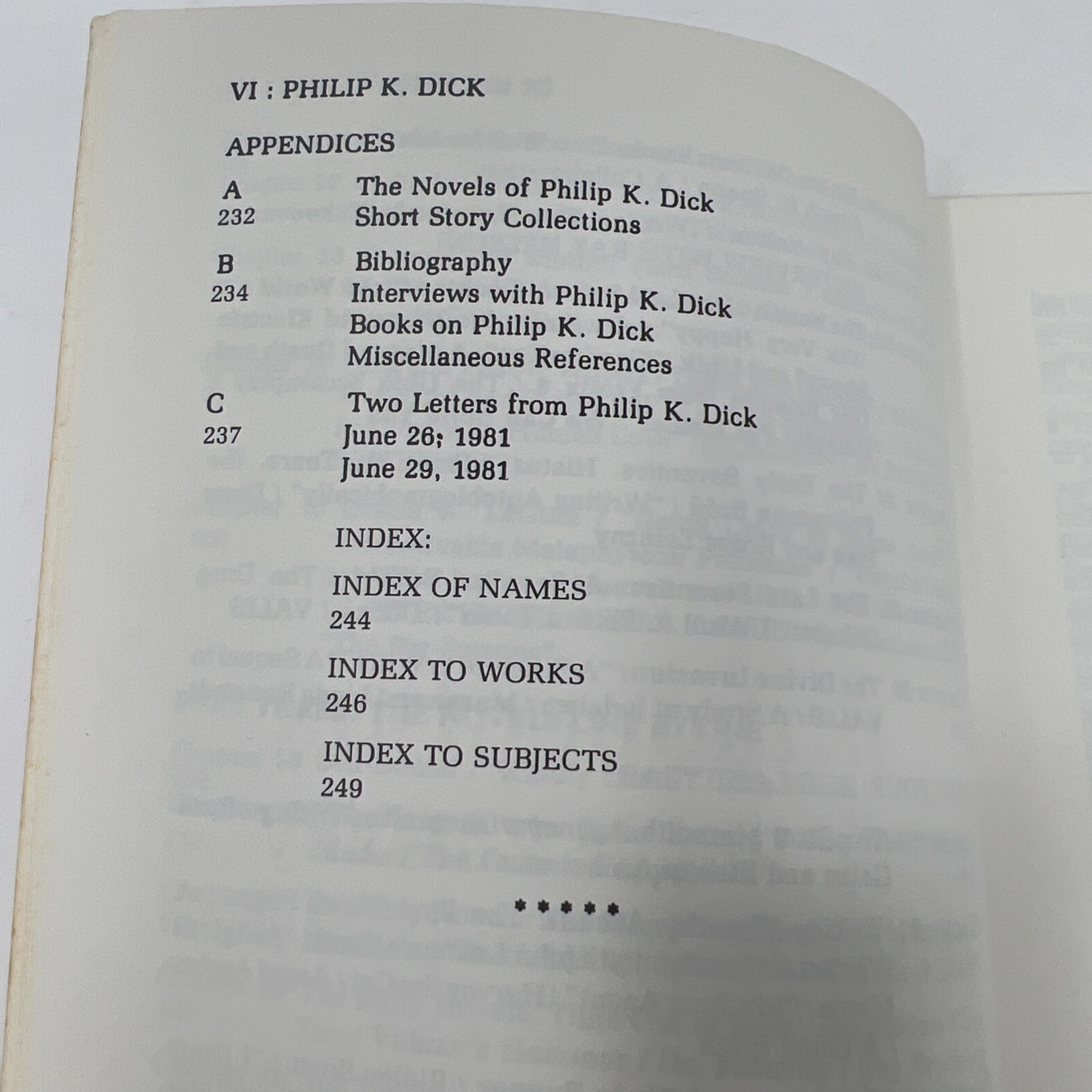 PHILIP K DICK In His Own Words Gregg Rickman 1988 Revised