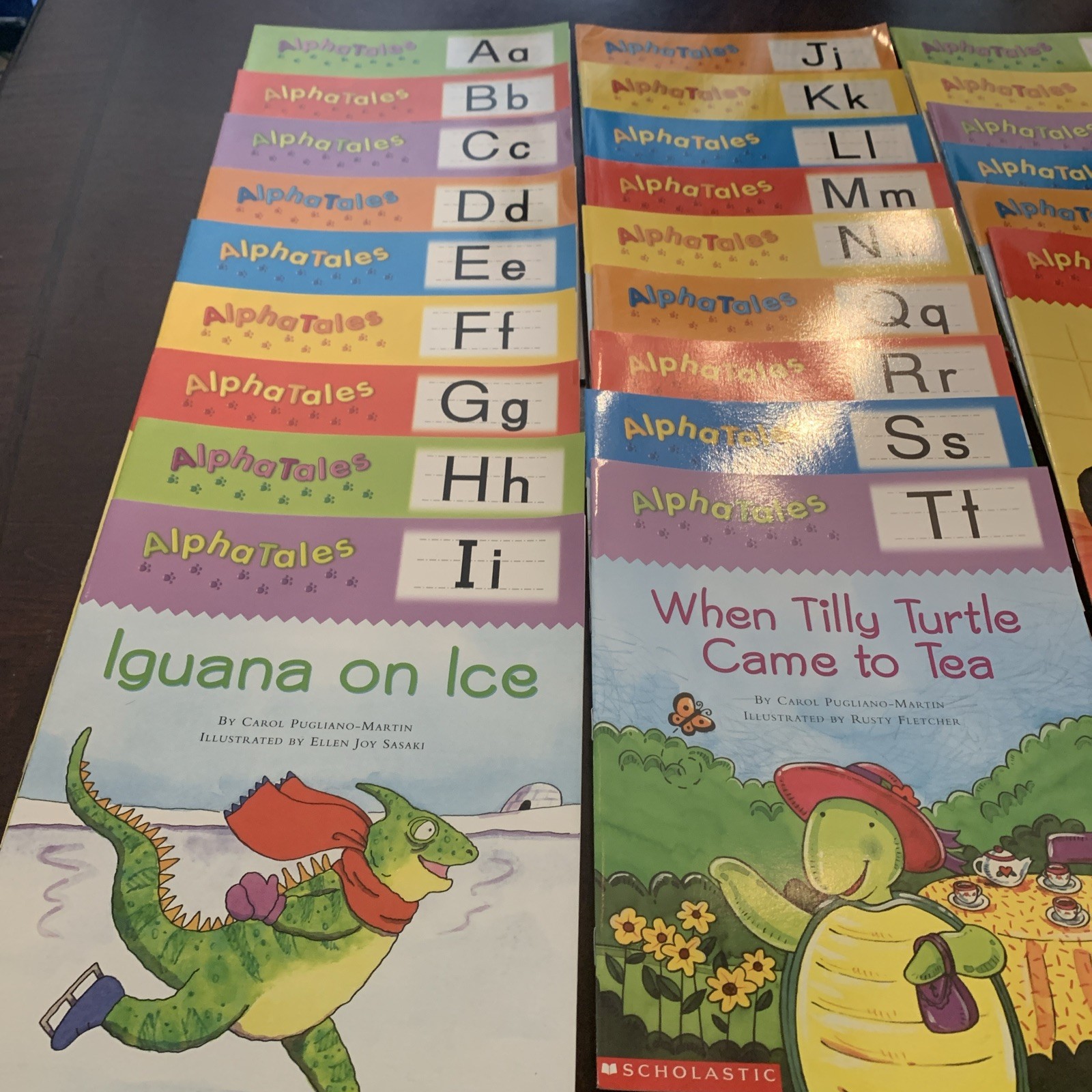 Scholastic AlphaTales Book Set – 24 Books, missing 0 and P. With Teaching Guide