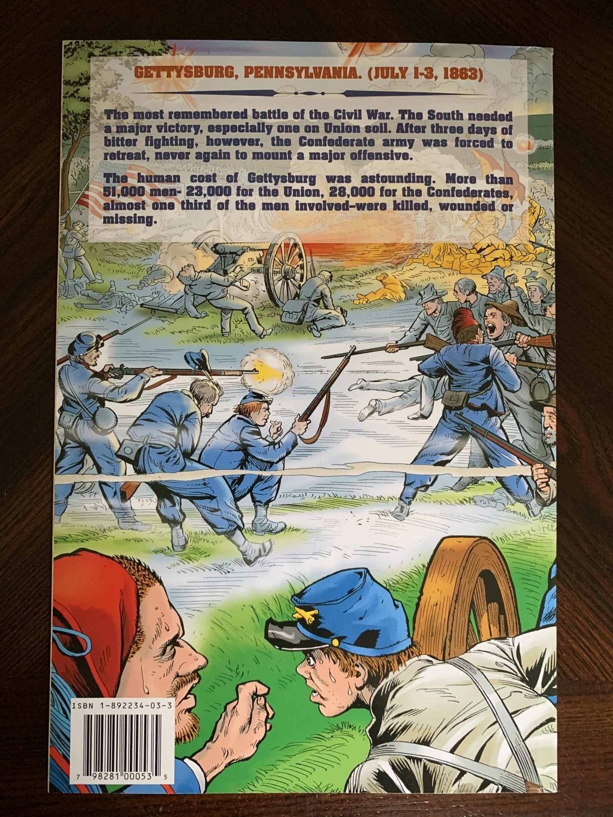 Epic Battles of The American Civil War Comic Book Series