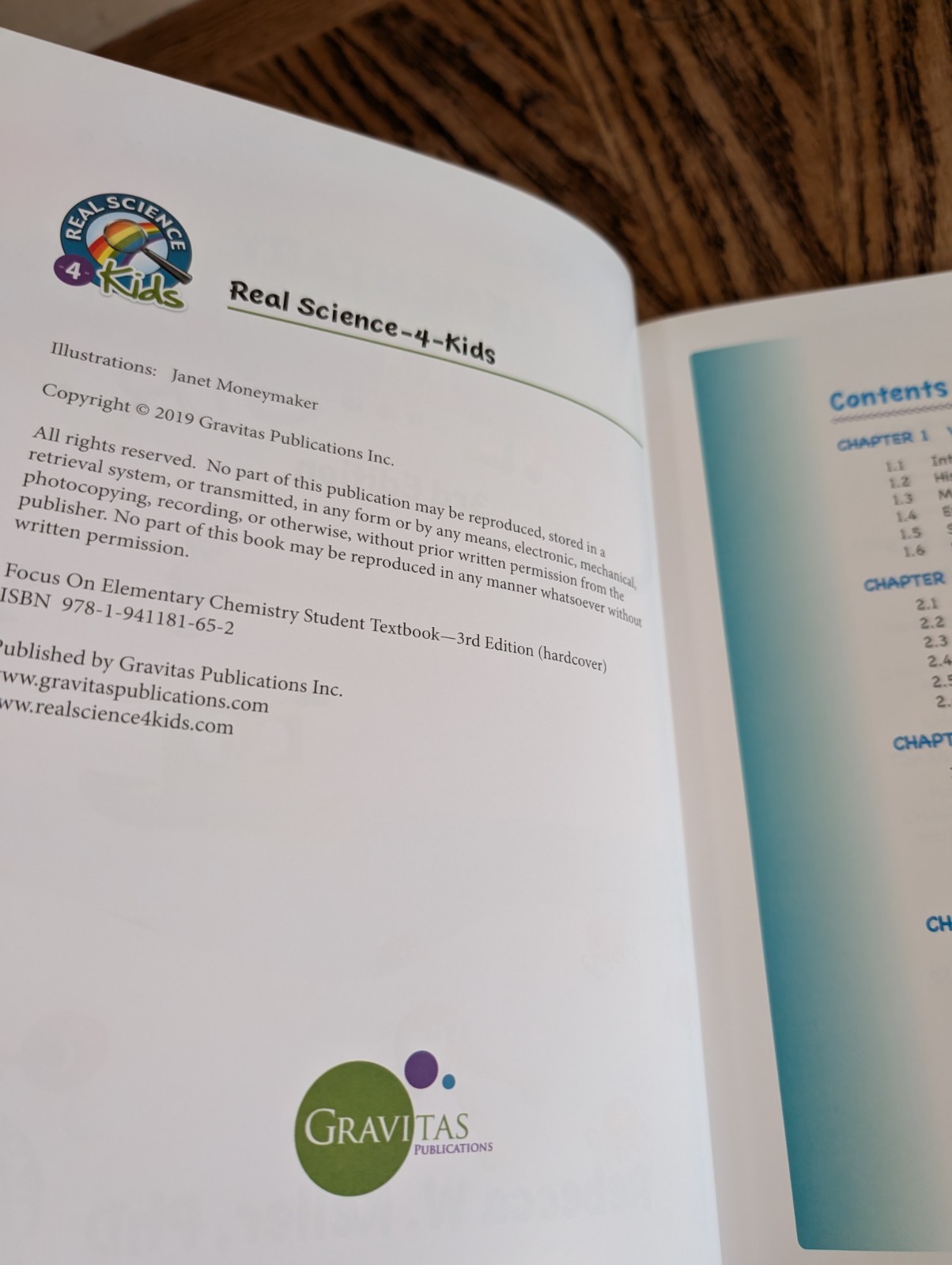 Focus On Elementary Chemistry Student Textbook 3rd Hardcover