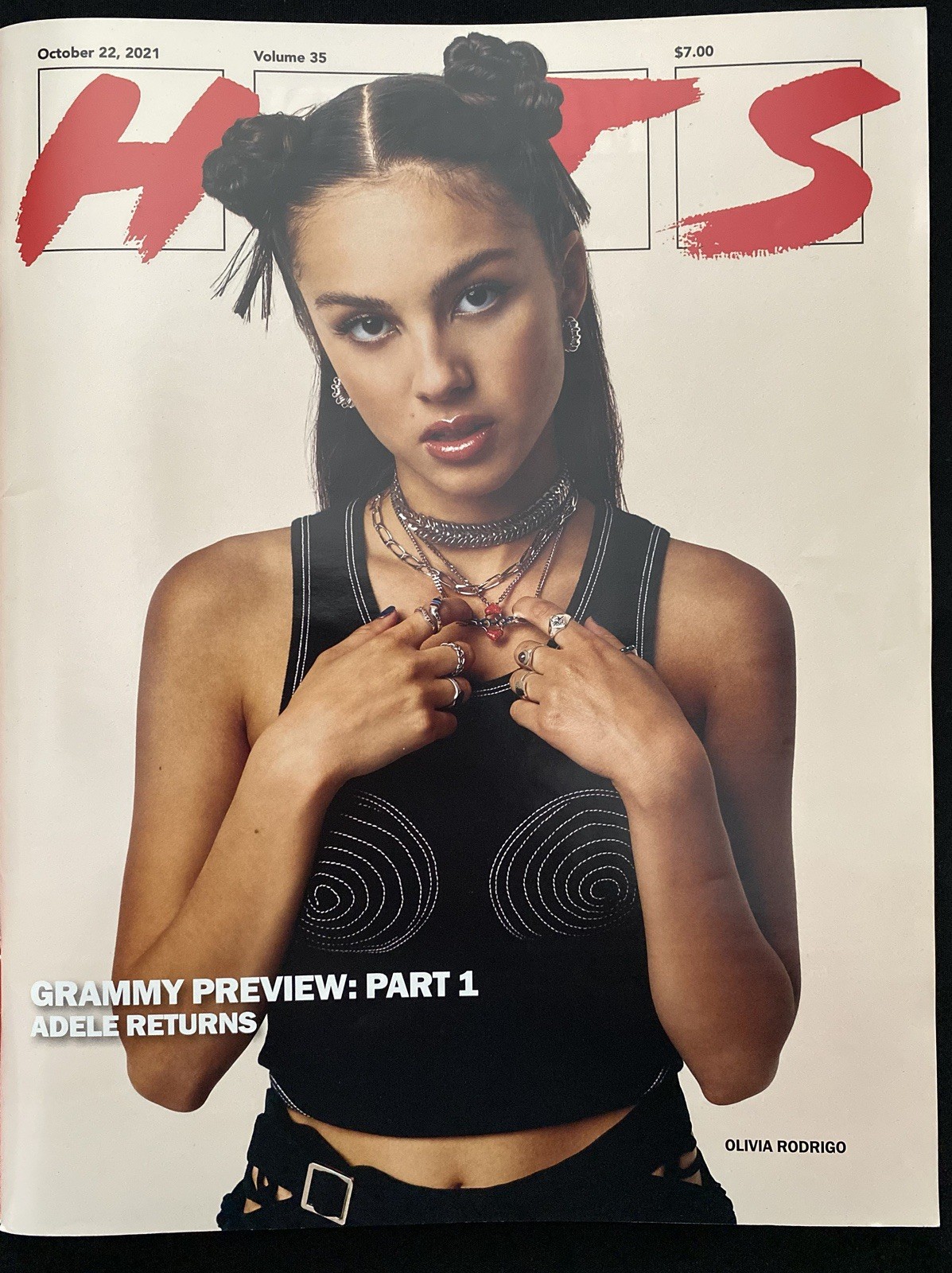 HITS MAGAZINE: OLIVIA RODRIGO. VOLUME 35 ISSUE # 1331. OCTOBER 22, 2021. RARE.