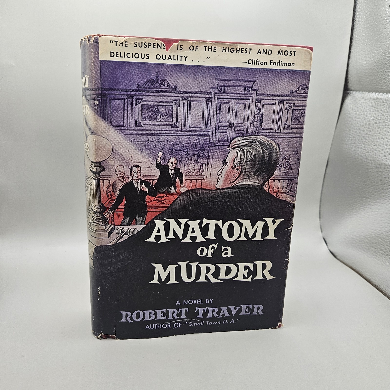 BOMC “Anatomy of a Murder” Robert Traver – 1958 HC w/DJ – St. Martin’s Press