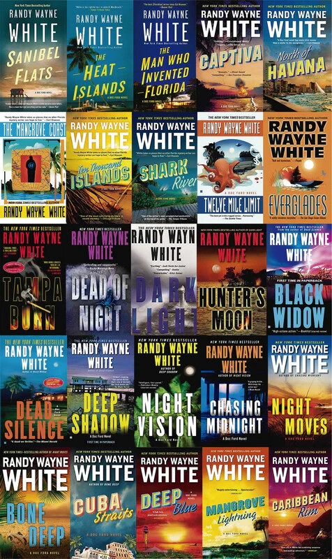 Complete Set Series – Lot of 25 Doc Ford books Randy Wayne White Sanibel Flats