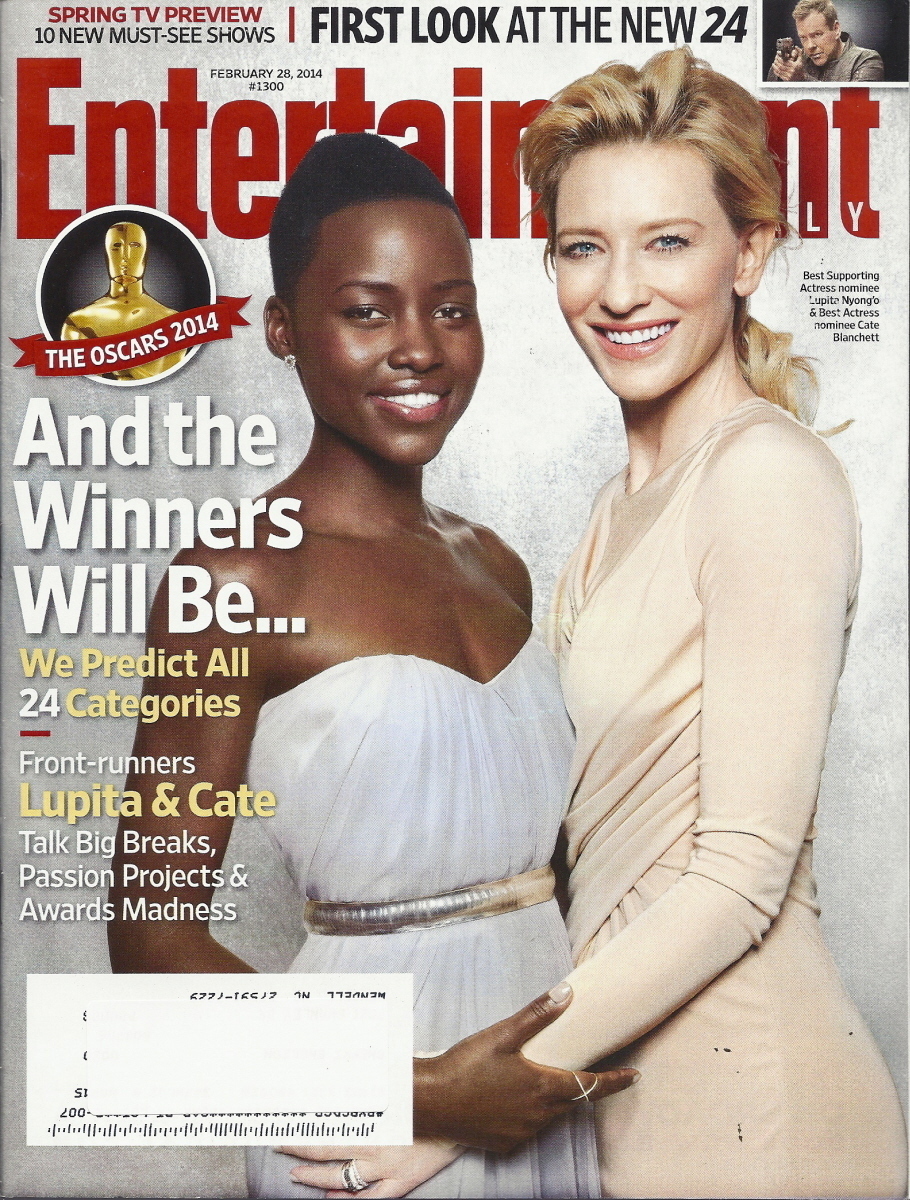 Oscar Odds Entertainment Weekly Feb 2014 Lupita Nyong’o Cate Blanchett 24 Leto