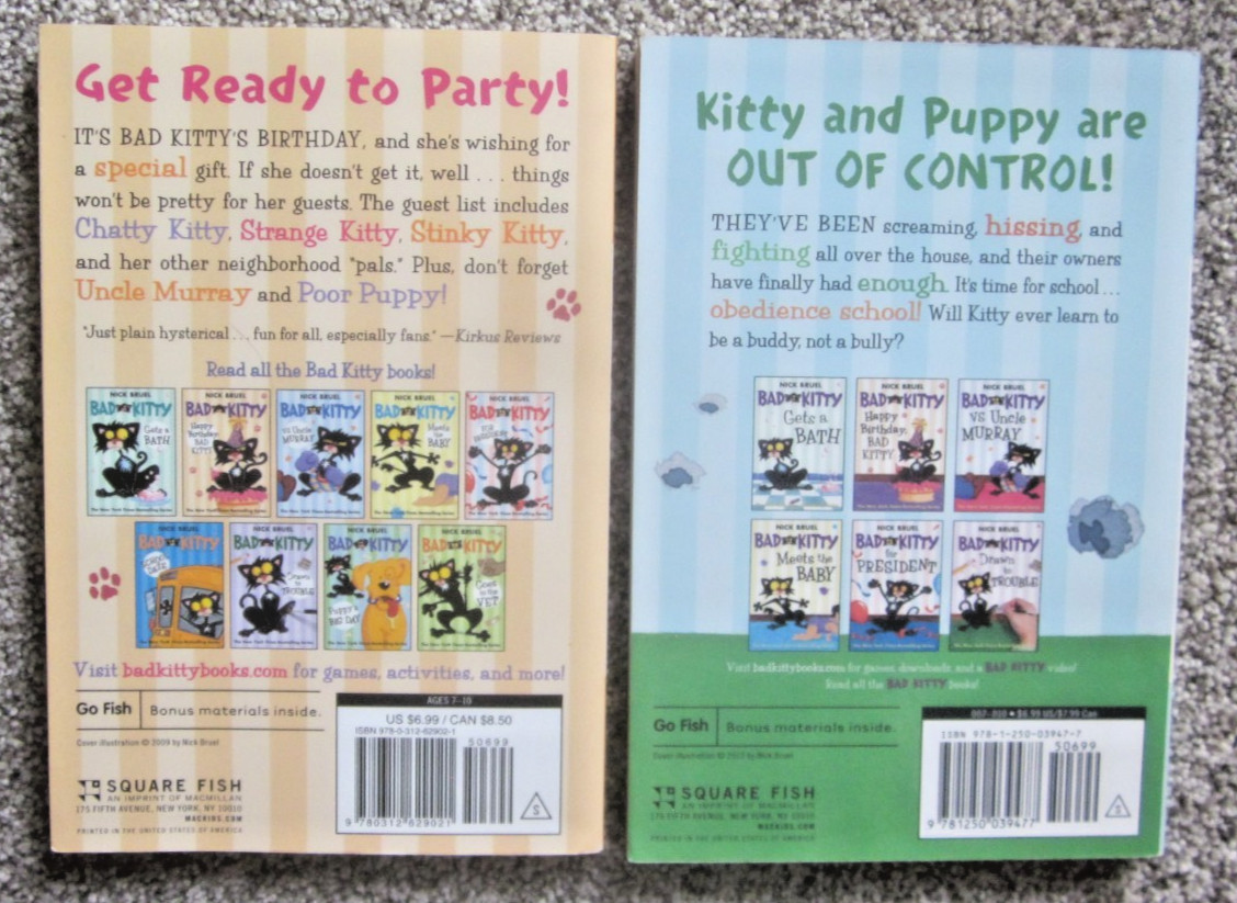 BAD KITTY by NICK BRUEL BOOK LOT / 3HC + 4SC / 2008-2019