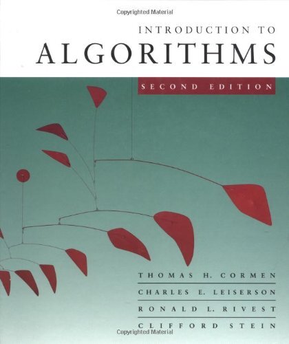 Introduction to Algorithms by Thomas H Cormen