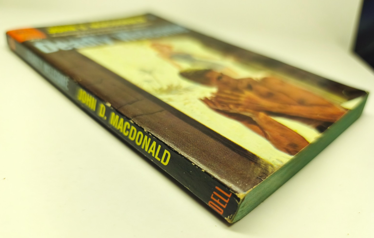 Vtg Deadly Welcome by John D. MacDonald 1958 PB / RARE 1st edition Cool Cover