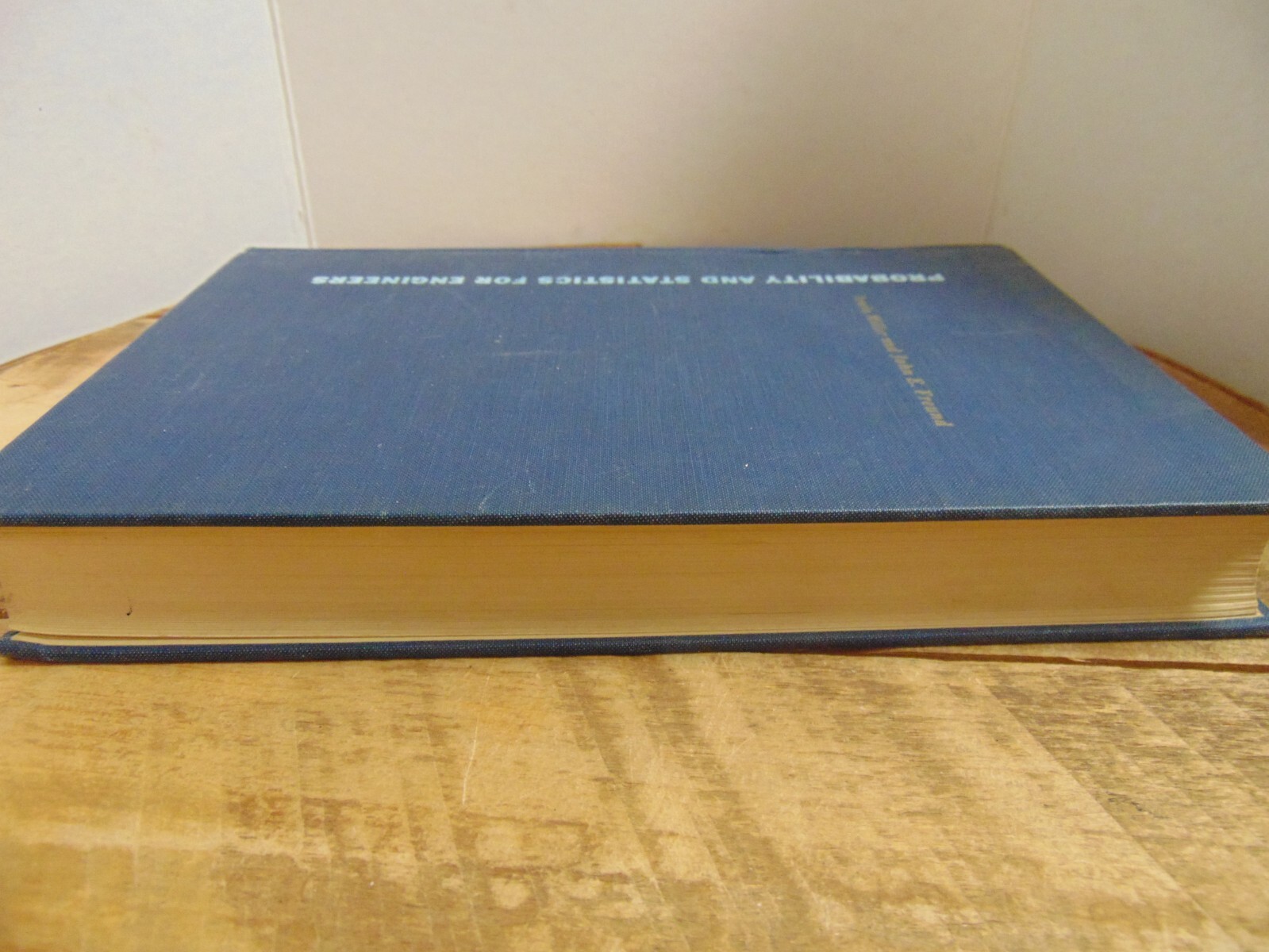 Probability And Statistics For Engineers Irwin Miller and John Freund 1965 HC