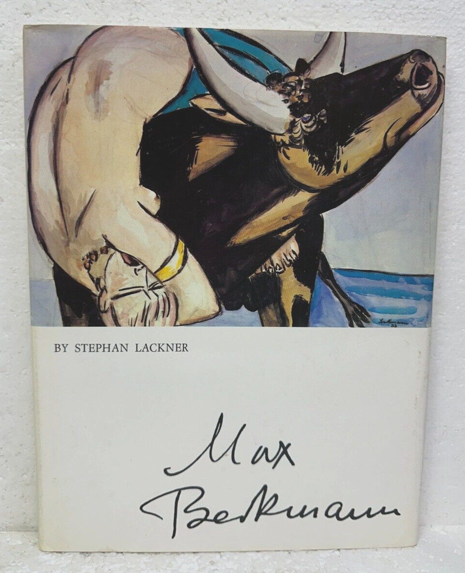 Max Beckmann by Stephen Lackner 1983 HB/DJ First Edition