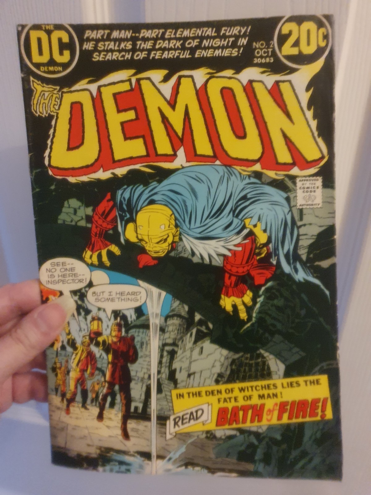 DC COMICS THE DEMON #2 OCT 1972 UK SELLER