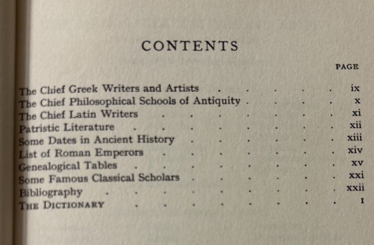 Smaller Classical Dictionary Revised by Sir William Smith 1958 Paperback Book