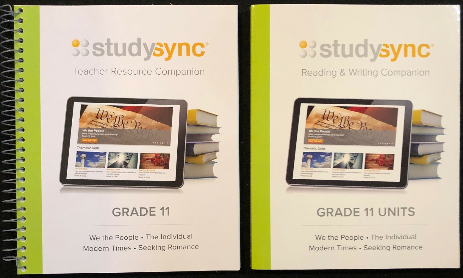 11th – STUDY SYNC Teacher Resource Companion & Reading/Writing Student Companion