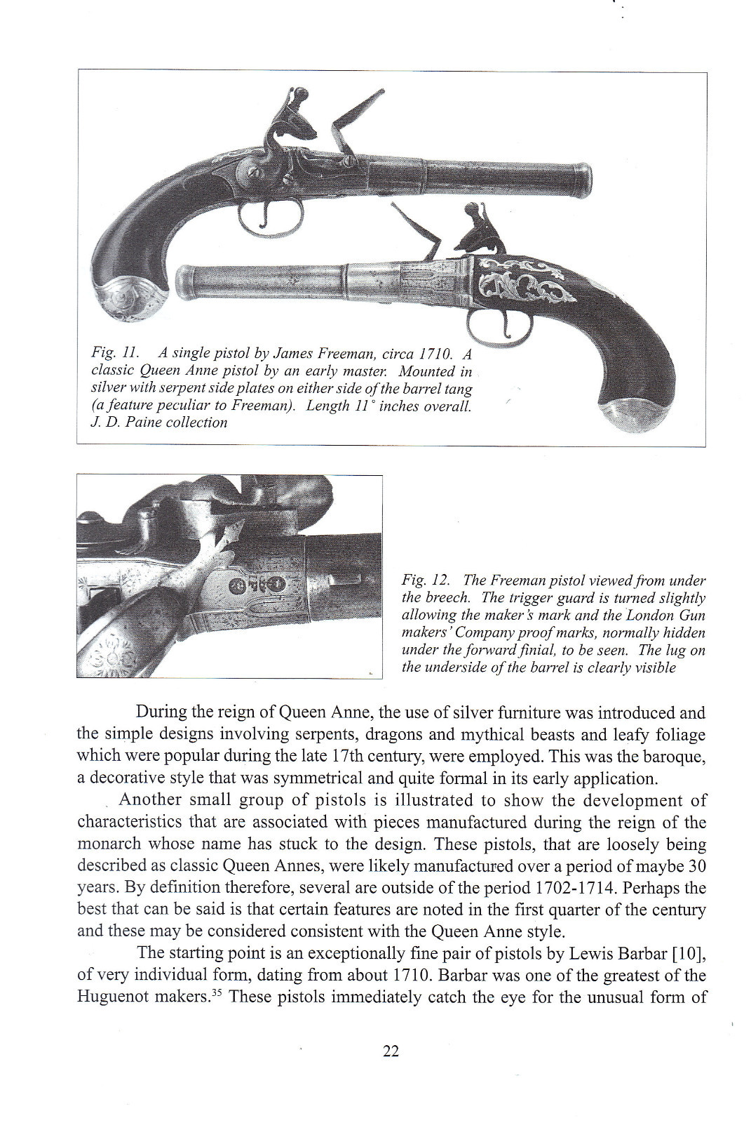 The Queen Anne Pistol – English Firearm From 1660 – 1780 Flintlock Deringer