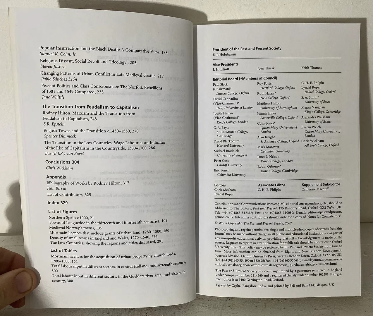 Rodney Hilton’s Middle Ages: An Exploration of Historical Themes, Past and Pre..
