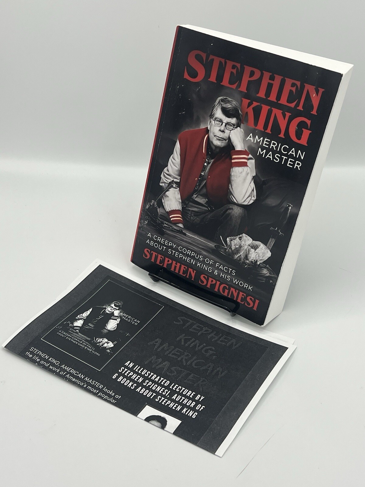 STEPHEN SPIGNESI SIGNED -Stephen King, American Master: A Creepy Corpus of Facts