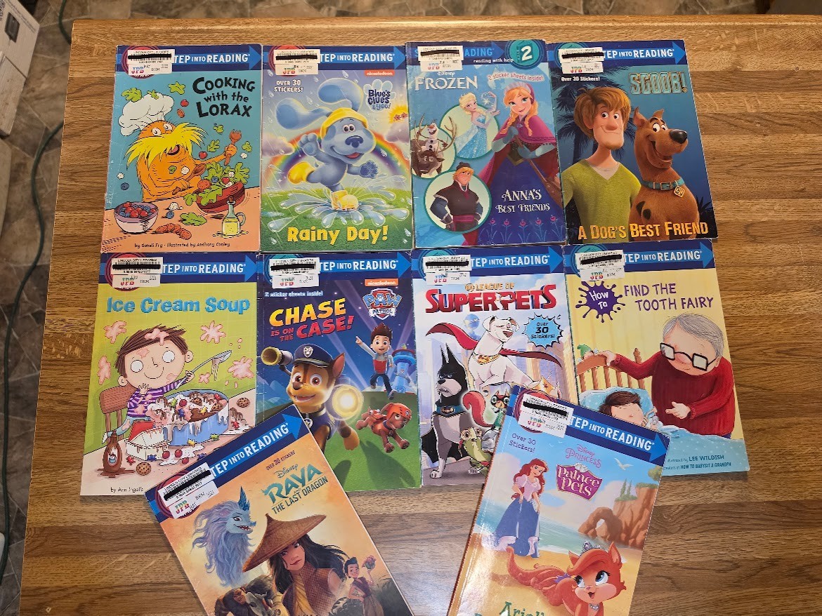 10 Books – Level 1-2/ Kids/ Teachers/Preschool/Daycare/Home School/Free Shipping