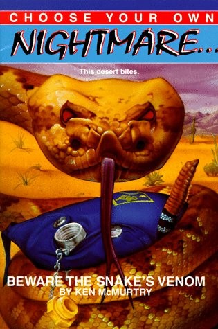 BEWARE THE SNAKE’S VENOM (CHOOSE YOUR OWN NIGHTMARE) By Edward Packard EXCELLENT