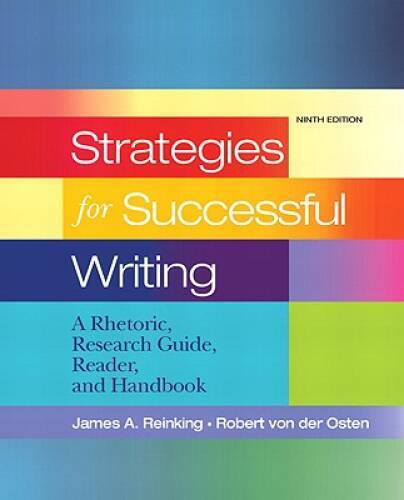 Strategies for Successful Writing: A Rhetoric, Research Guide, Reader and – GOOD
