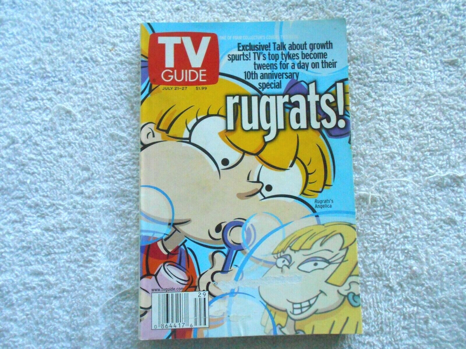 TV GUIDE Magazine-JULY 21-27,2001-RUGRATS!