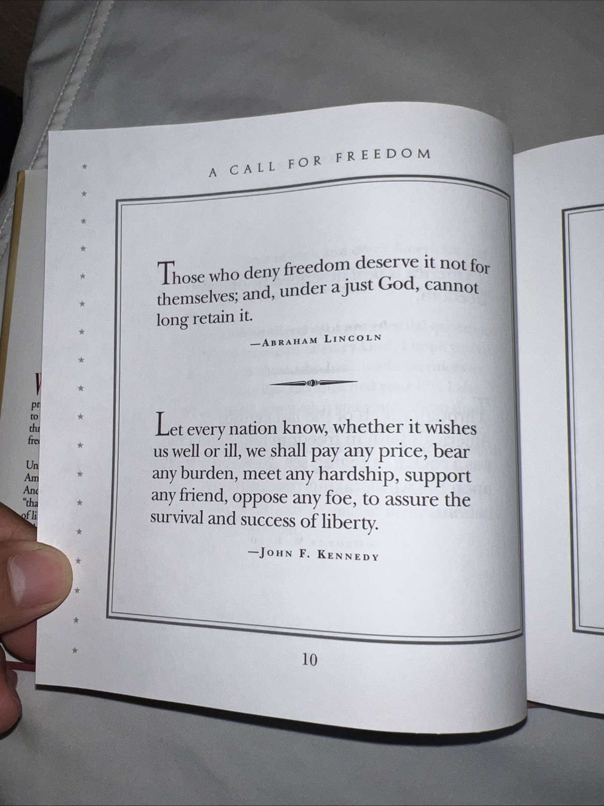 A Call for Freedom Hardcover Bryan Curtis 2002 – LIKE NEW – Illustrations