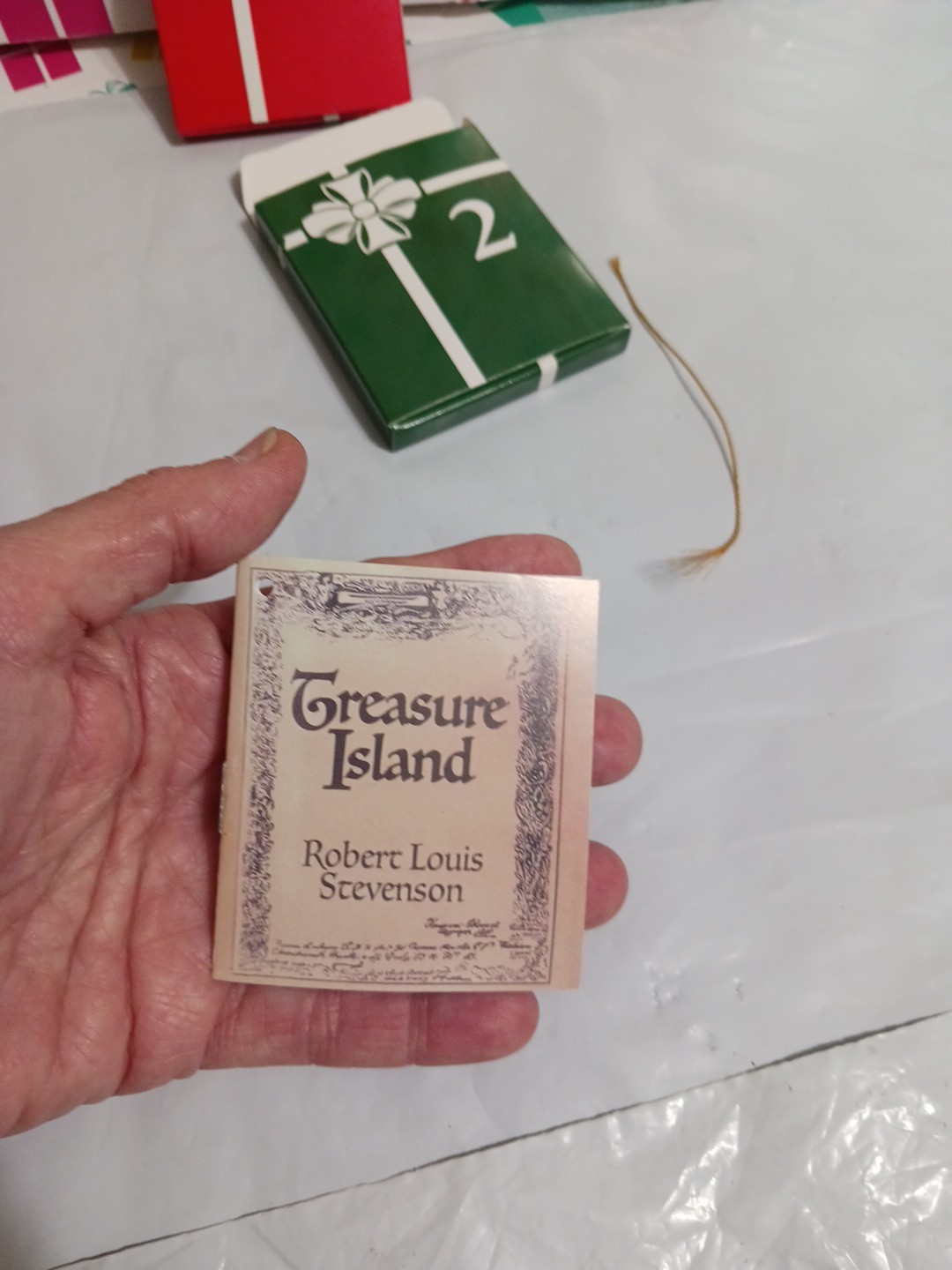 Locker set of 25 mini books Readable DIY ornamaments lil joy’s library advent