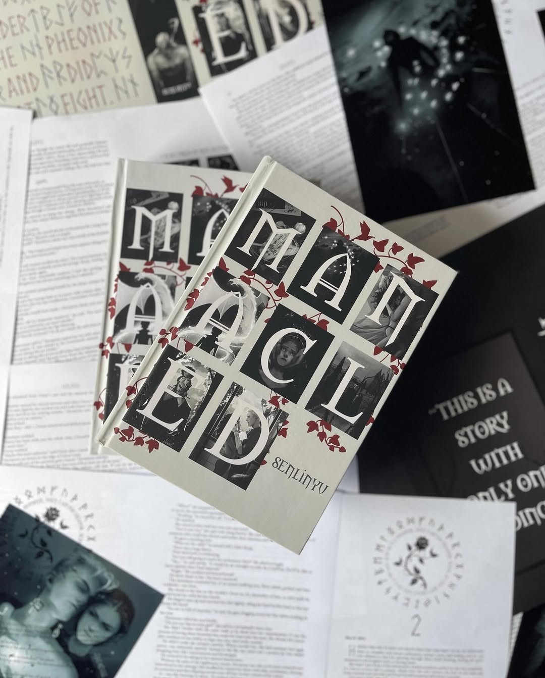 Entire Manacled Book with Illustrations – Hardcover by SenLinYu – 3 in 1