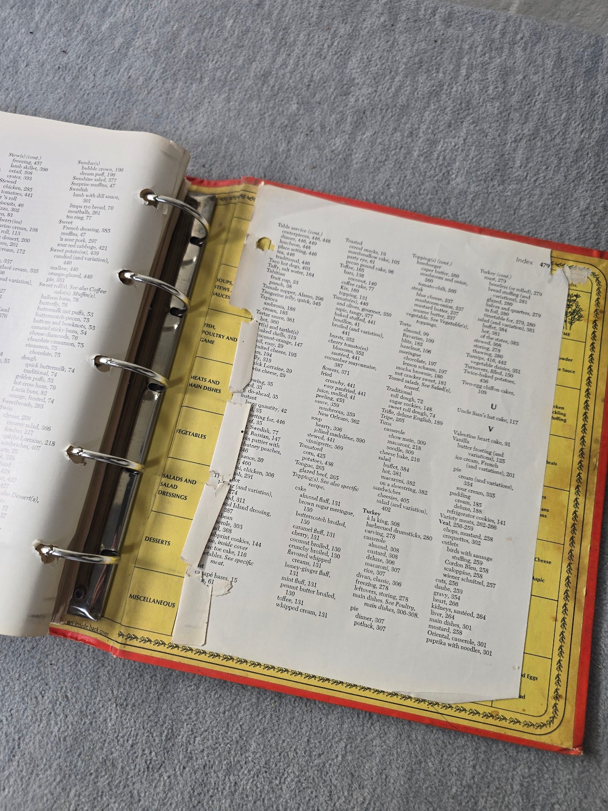 Betty Crockers Cookbook Golden Press 1971 Vintage Binder Ninth Printing