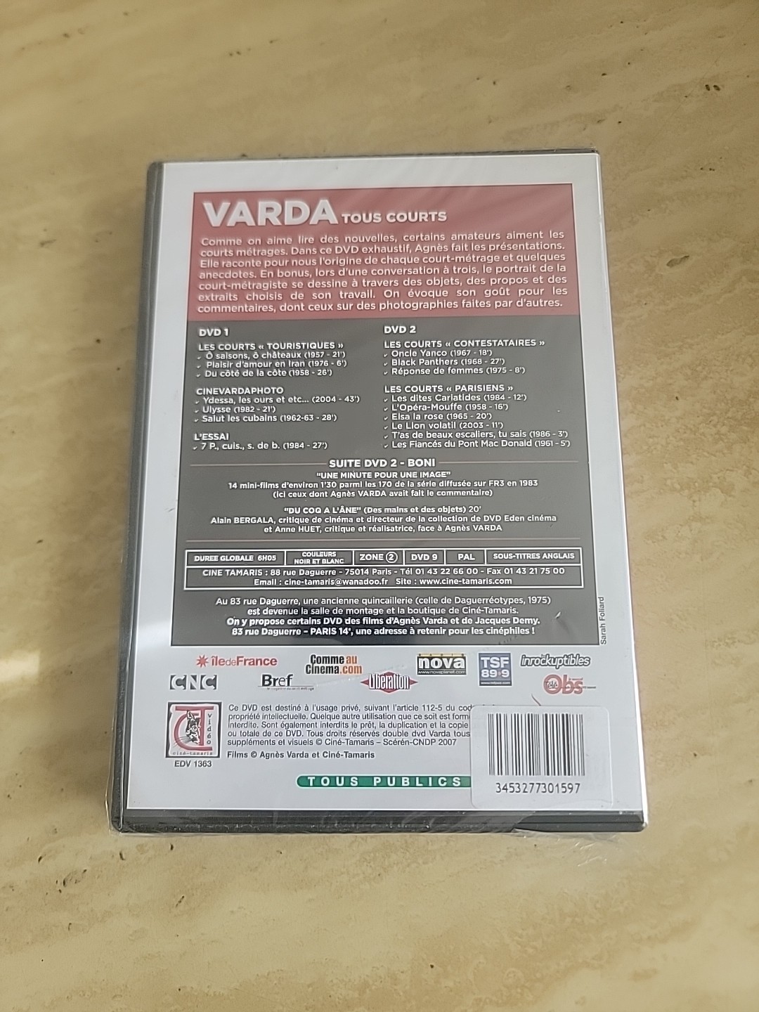 Varda – Short Films Collection – 2-DVD Set
