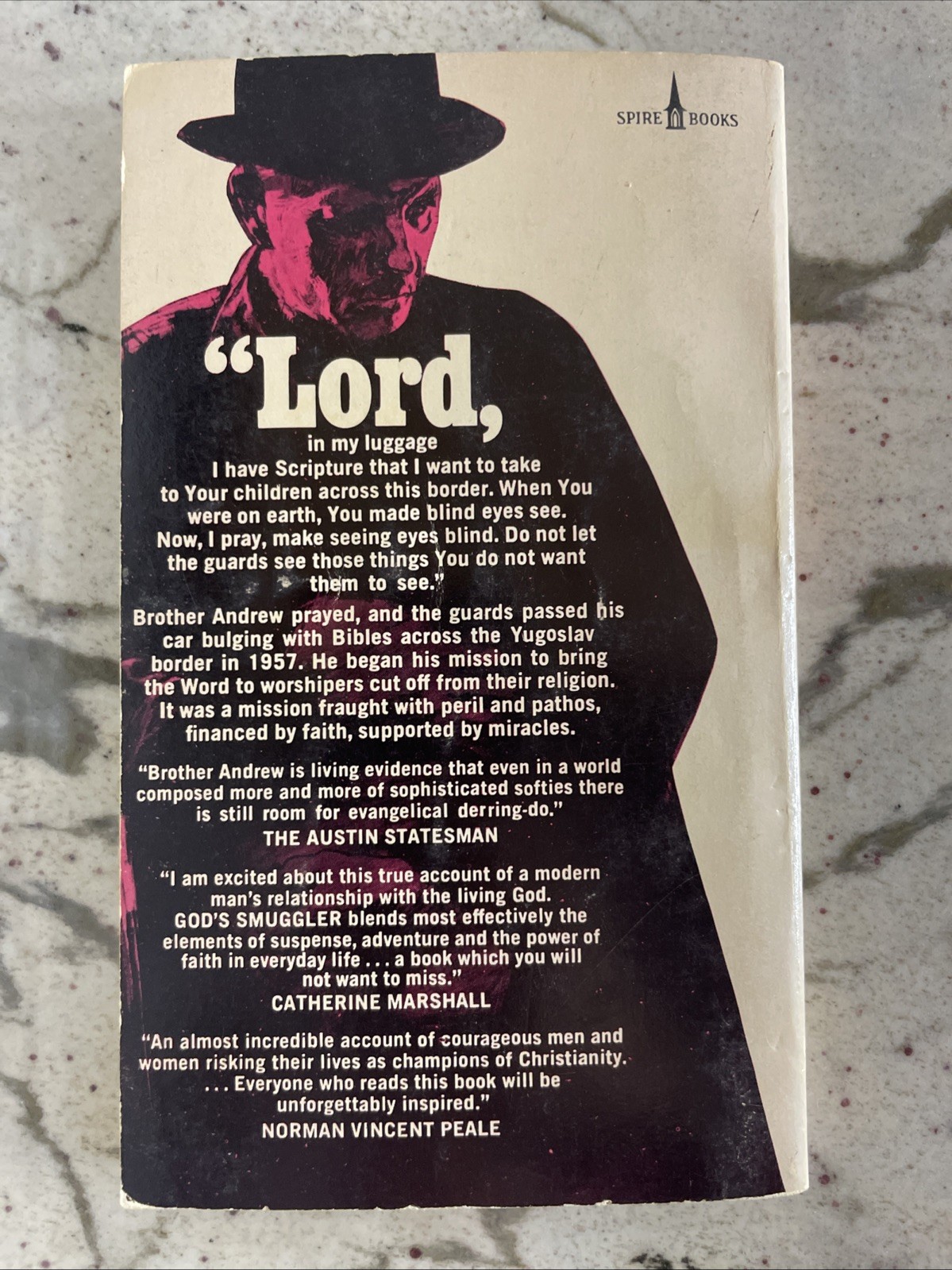 God’s Smuggler by Elizabeth Sherrill, Brother Andrew and John Sherrill 1972 PB