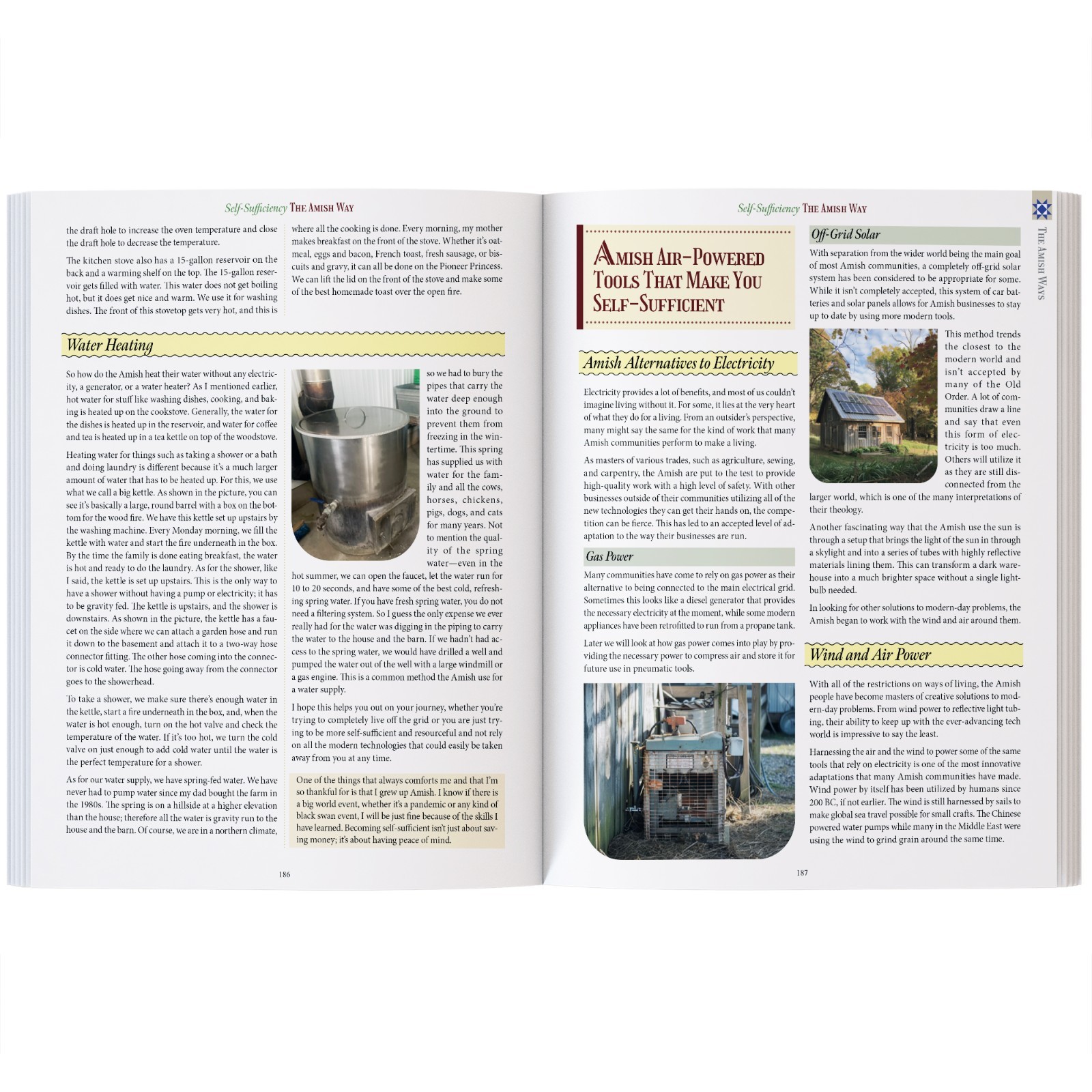 The Amish Ways (paperback with color pictures)