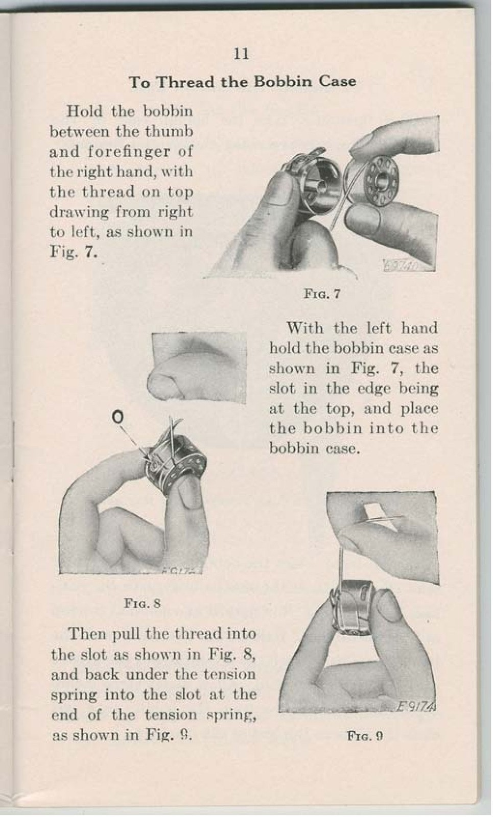 SINGER 15-88 15-89 Instruction Manual – WIRE FIXED – FRONT & BACK