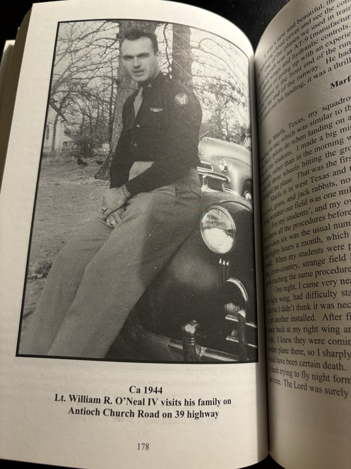Signed WWII Pilot Memoir William R O’Neal Military Aviation History Clayton NC