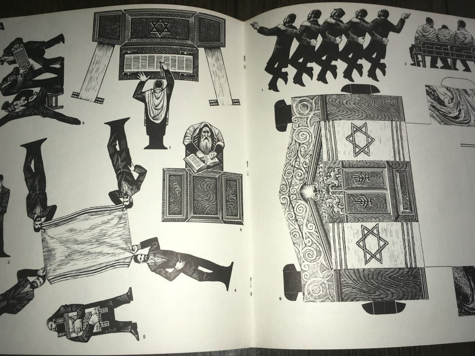THE PAPER SHTETL MODEL OF AN EAST EUROPE JEWISH TOWN DAVID GRUPPER DAVID KLEIN