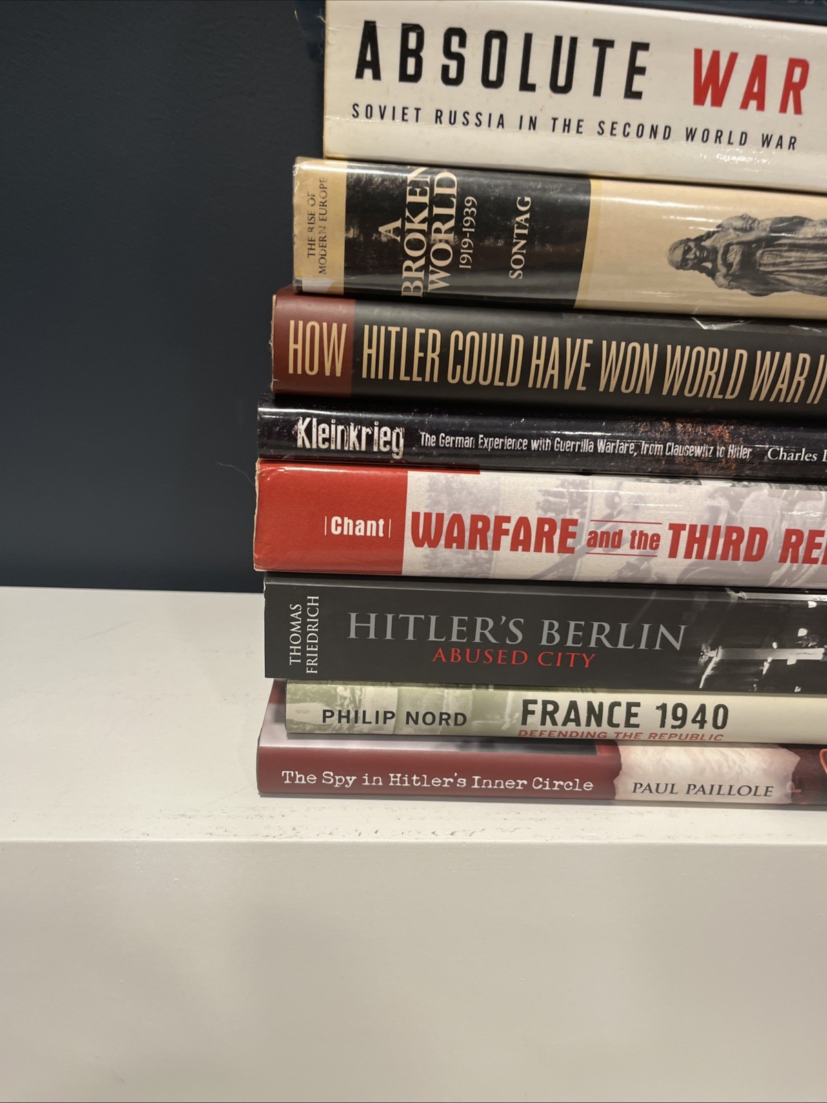 World War II Europe Nazi Germany Hitler Holocaust Third Reich – Book Lot Of 12