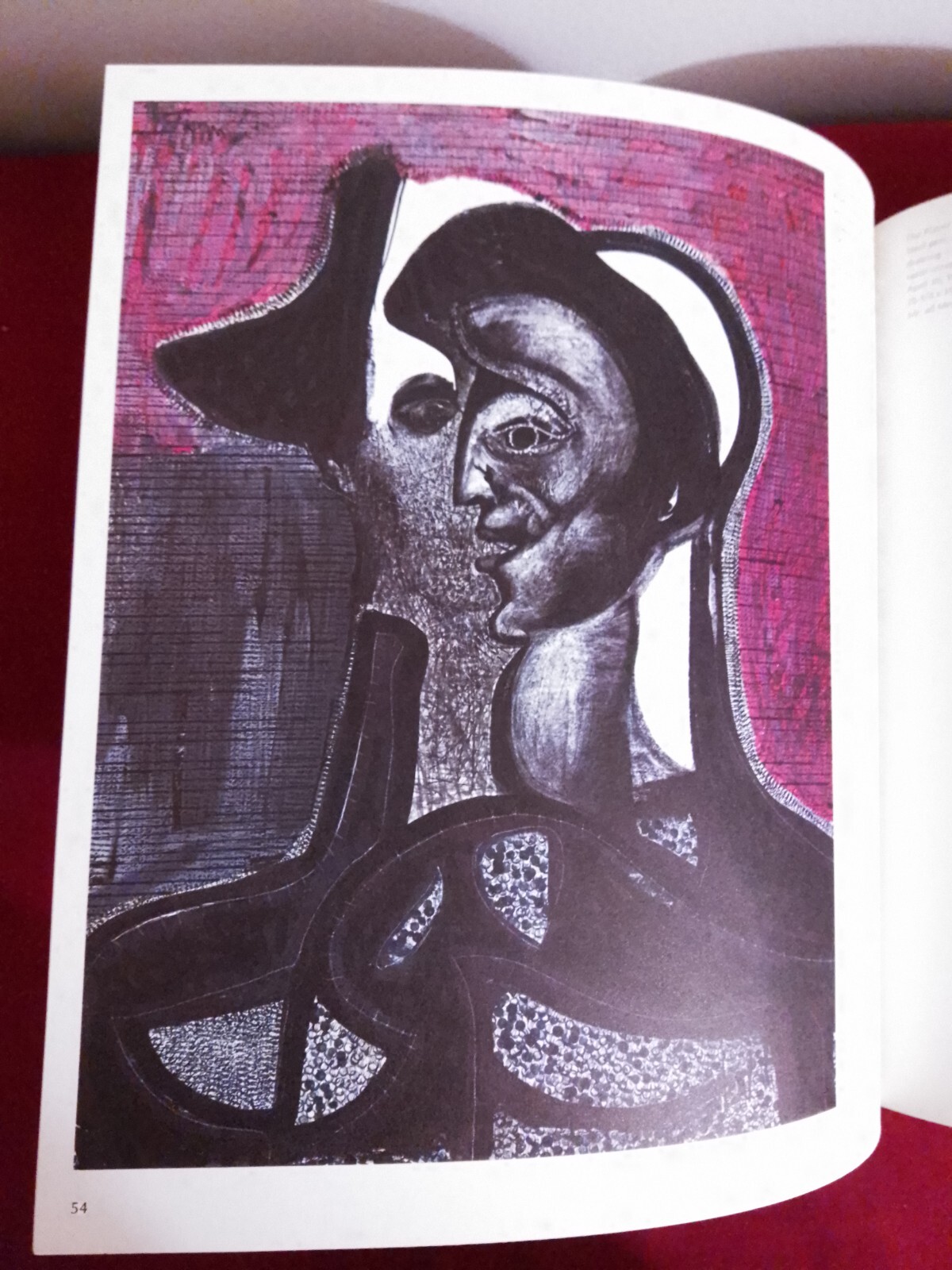 Harold Town Drawings – Original Lithograph Mary Hopkins 128/141 – HC 1969