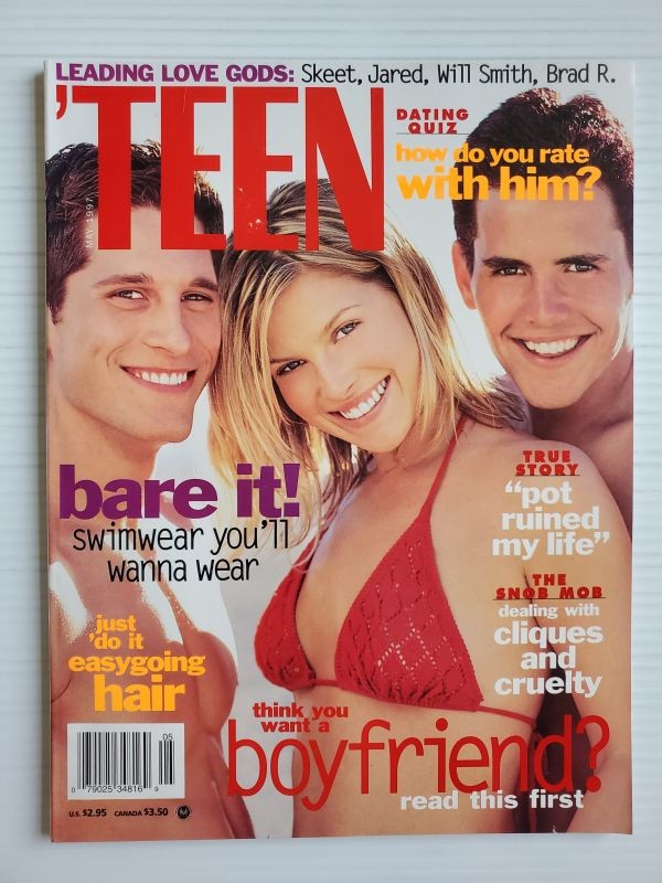 1997 TEEN magazine ALI LARTER Josie Maran Skeet Ulrich Scott Barnhill Jared Leto