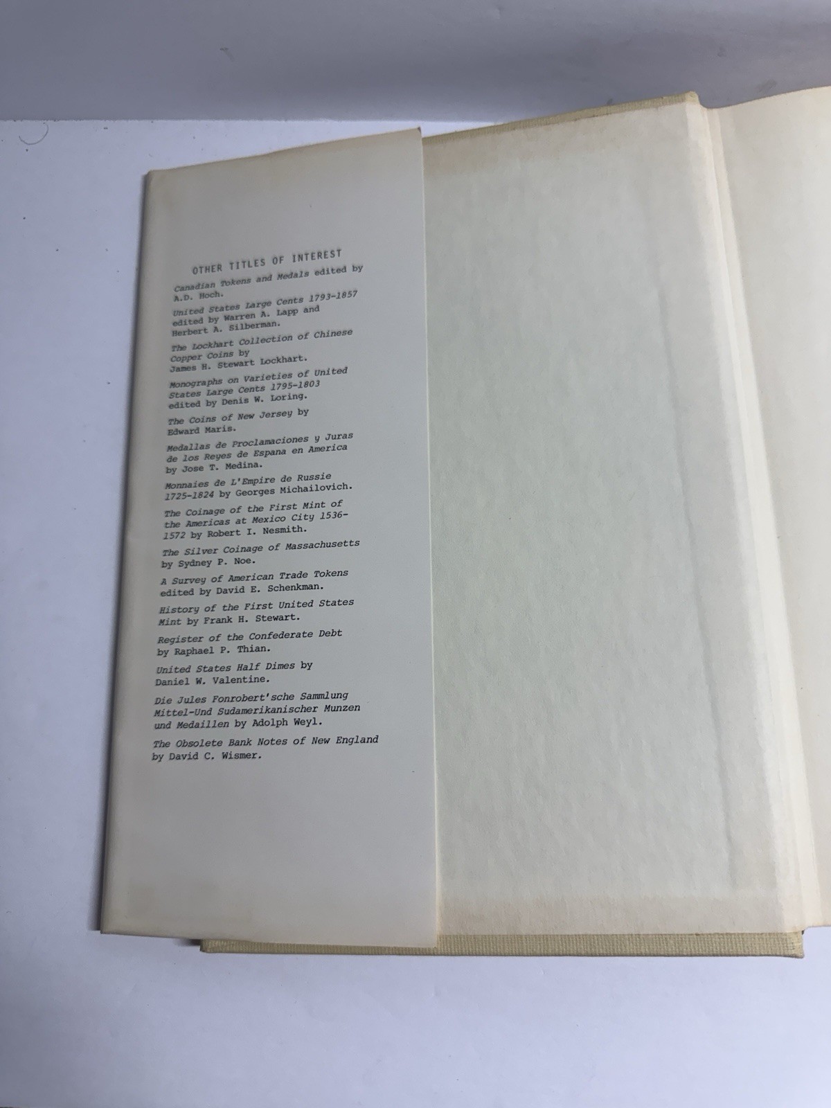 Penny Whimsy A Revision of Early American Cents 1793-1814 1976 William Sheldon