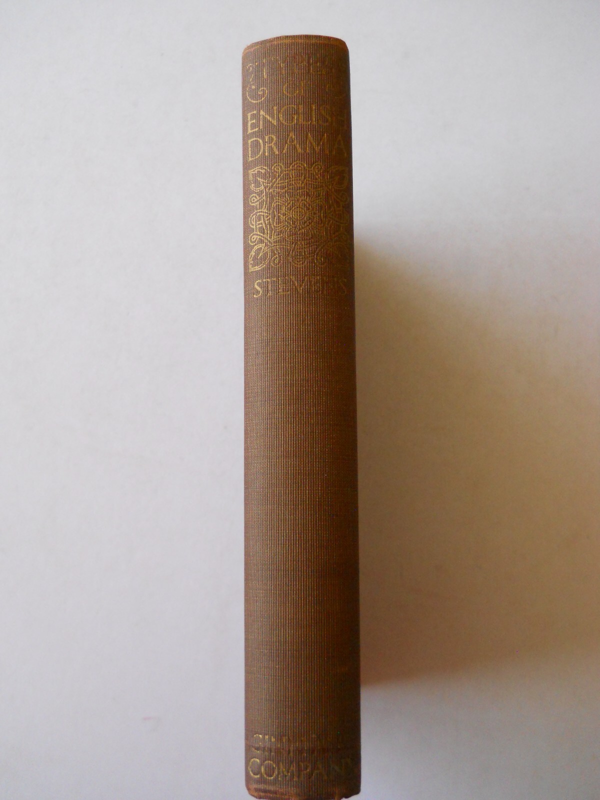 TYPES OF ENGLISH DRAMA 1660-1780 DAVID HARRISON STEVENS, ANTIQUE BOOK