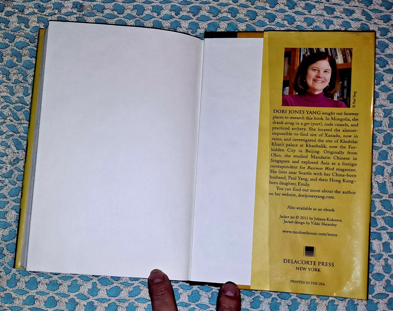 Daughter Of Xanadu by Dori Jones Yang, 2011, 1st Edition, HC w/ DJ, 336 pages