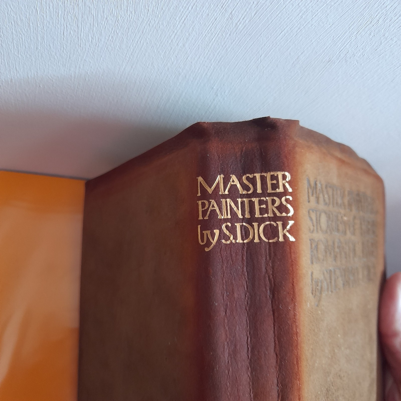 Antique Leather Bound Book “Master Painters” by Stewart Dick Foulis October 1911