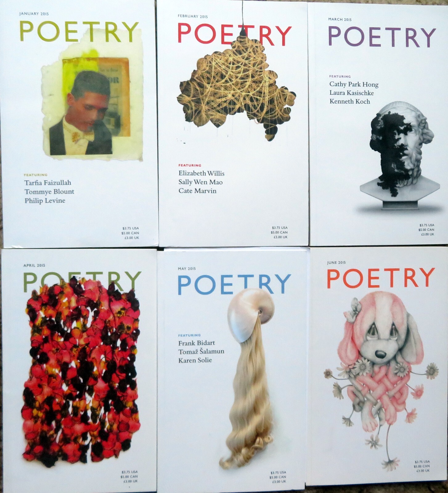 POETRY Magazine – Your Choice from 1975-1992, 2013 – 2025 – Year(s) Lots