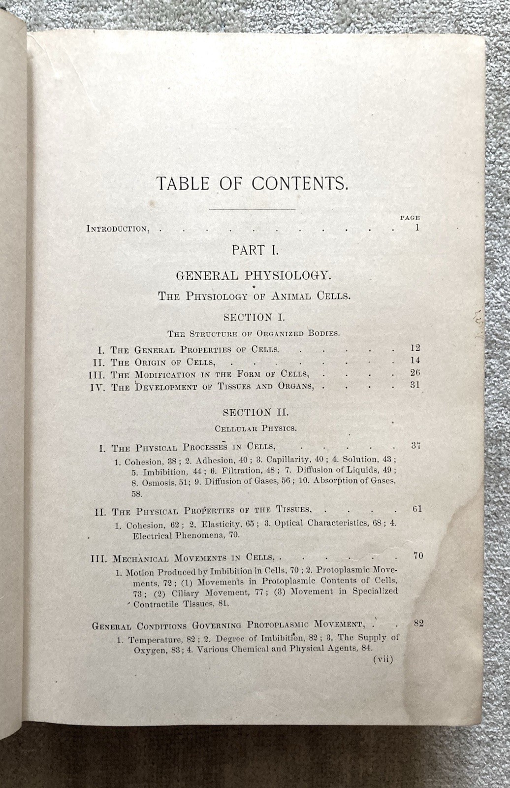Physiology Of The Domestic Animals, Robert Meade Smith, Rare Book, 1905, Good+.