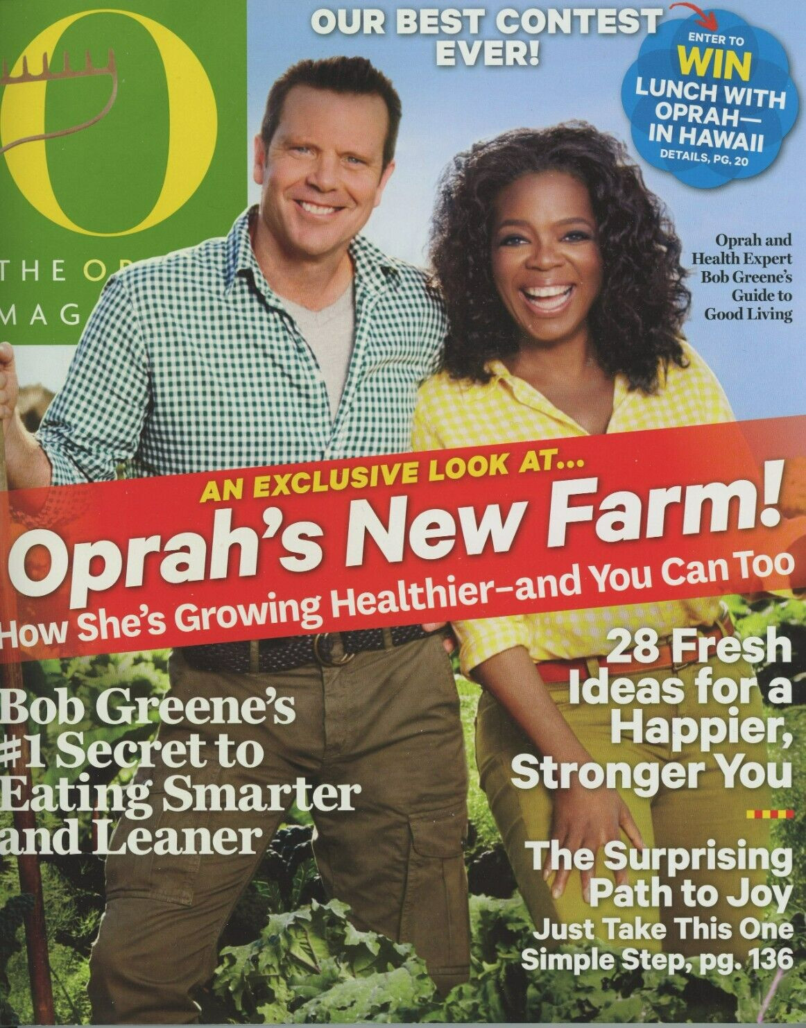 O, The Oprah Magazine – June 2013 / Oprah’s New Farm – Bob Greene / 162 Pages