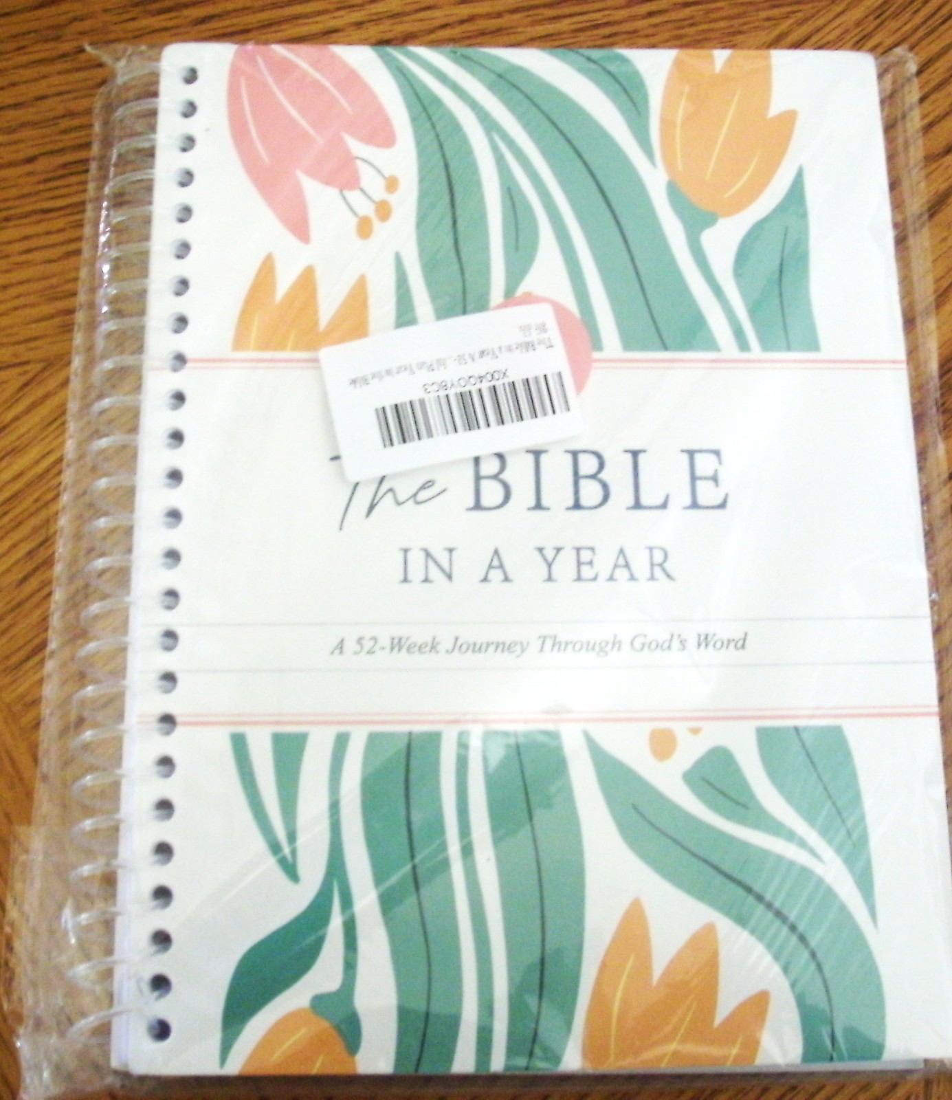 The Bible in a Year Spiral Bound Study Guide 52-Week Journey Through God’s Word